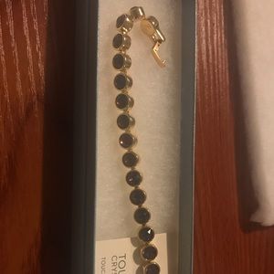 Golden amethyst ice bracelet